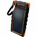 Toughtested ROC16 16,000 mAh Solar Charger and Wireless Portable Power Bank with Flashlight TT-PBW-SW16